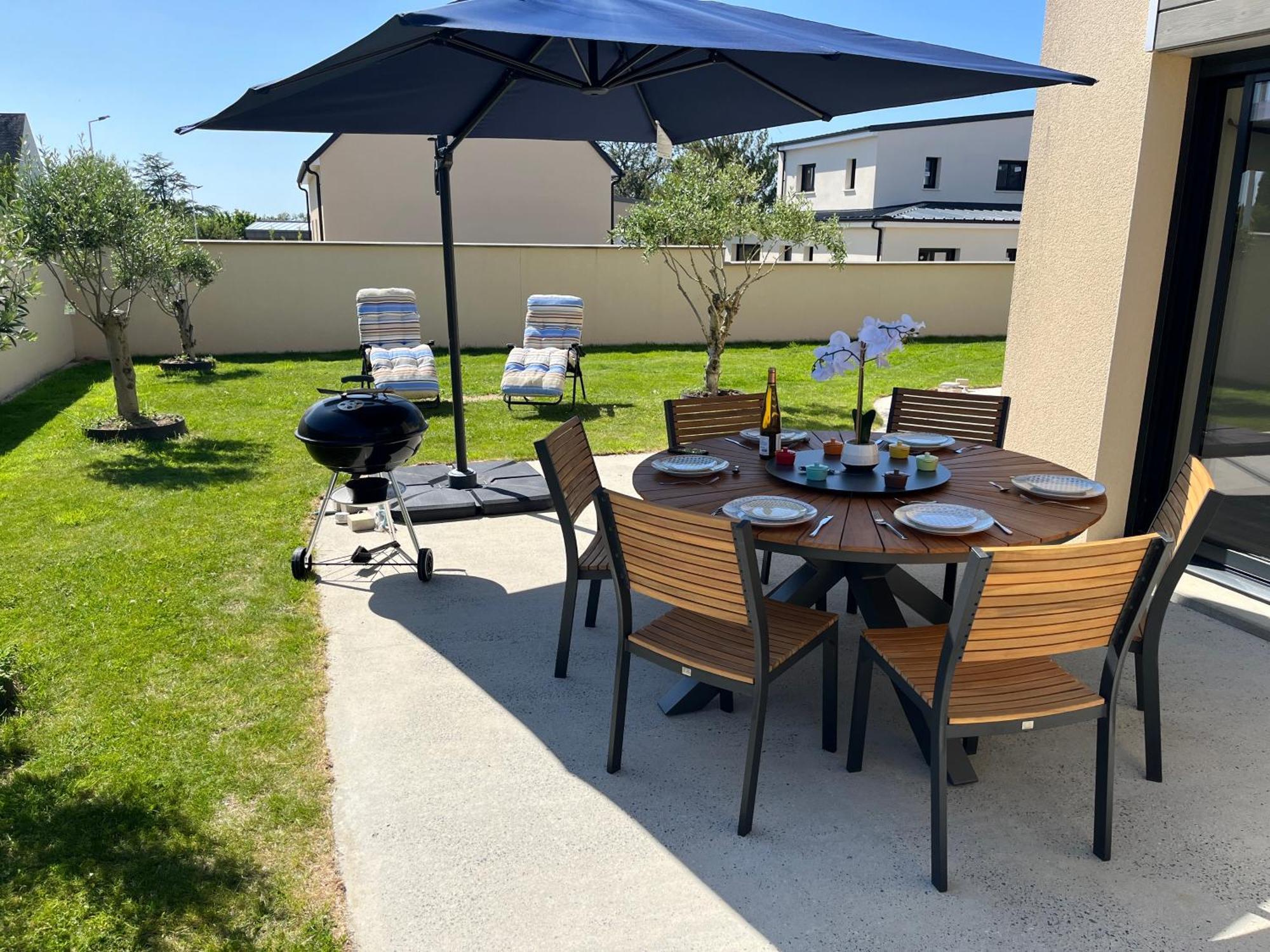 Beach House Gouville-sur-Mer Bagian luar foto